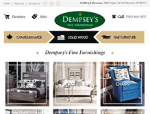 Tablet Screenshot of dempseys.ca